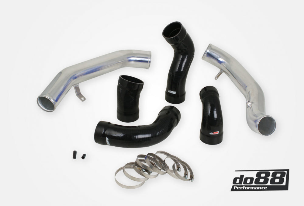 Volvo S60 V60 XC60 V70 XC70 S80 3.0L T6 Pressure pipes with Black hoses