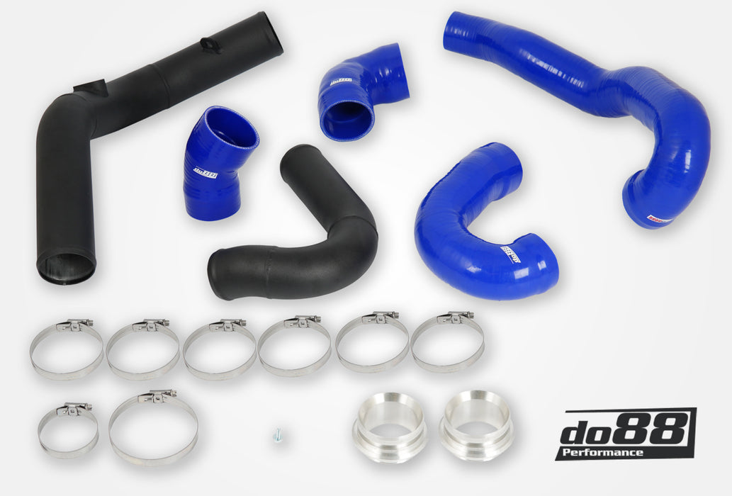 SAAB 9-5 2.8t V6 2010-2011 Pressure pipes with Blue hoses