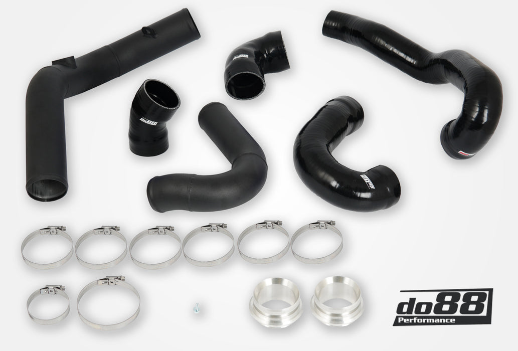 SAAB 9-5 2.8t V6 2010-2011 Pressure pipes with Black hoses