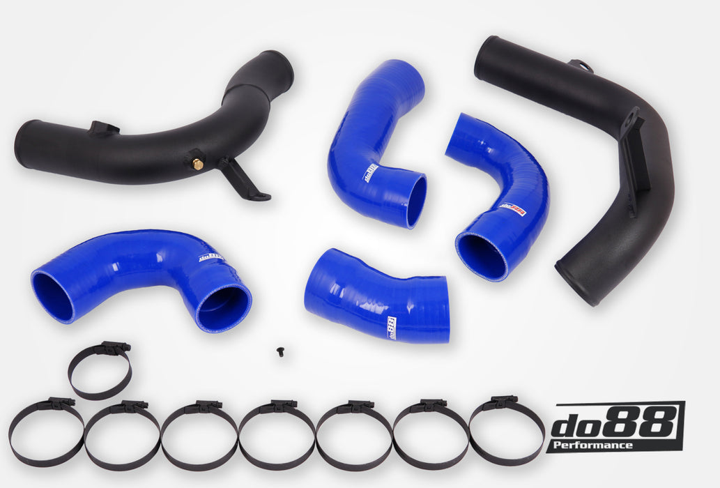 VAG 2.0 TSI EA888 Gen4 (245hp) OEM IC Pressure pipes, Blue hoses
