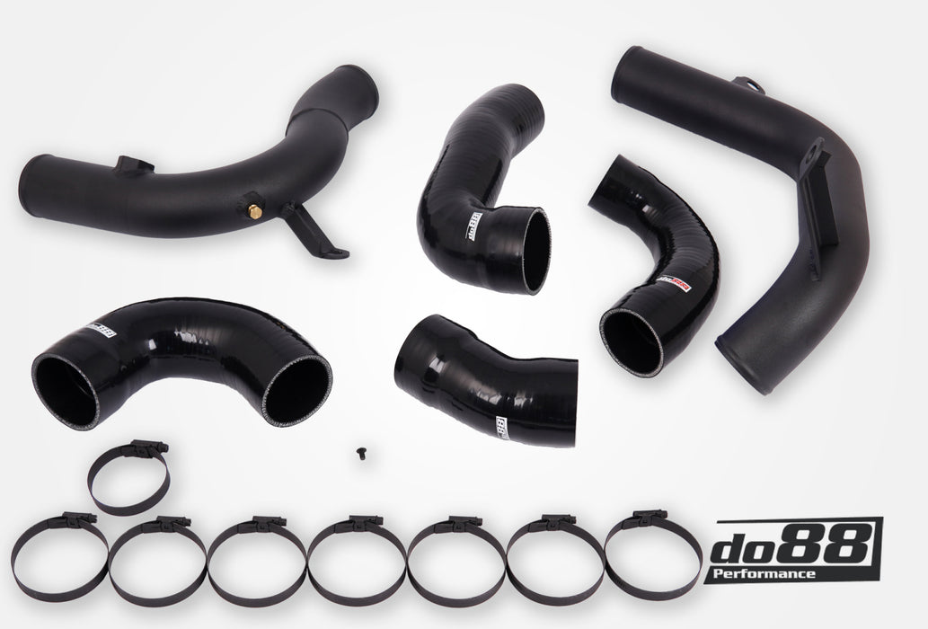 VAG 2.0 TSI EA888 Gen4 (245hp) do88 IC Pressure pipes, Black hoses