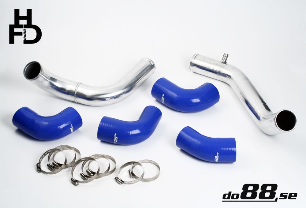 Volvo 7/940 Turbo Center Connection pipe kit ,blue hoses ,standard throttle body