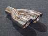 ZTT900L - Twin 3inch Tailpipe - Round - Slash cut - Bevelled - L/H - Harrys Euro