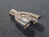 ZTT010L - Twin 3inch Tailpipe - Round - Slash cut - Bevelled - L/H - Harrys Euro