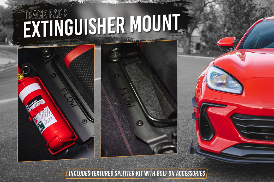 ZD8 BRZ Full Lip Splitter Set (TEXTURED BLACK)-Flow Designs
