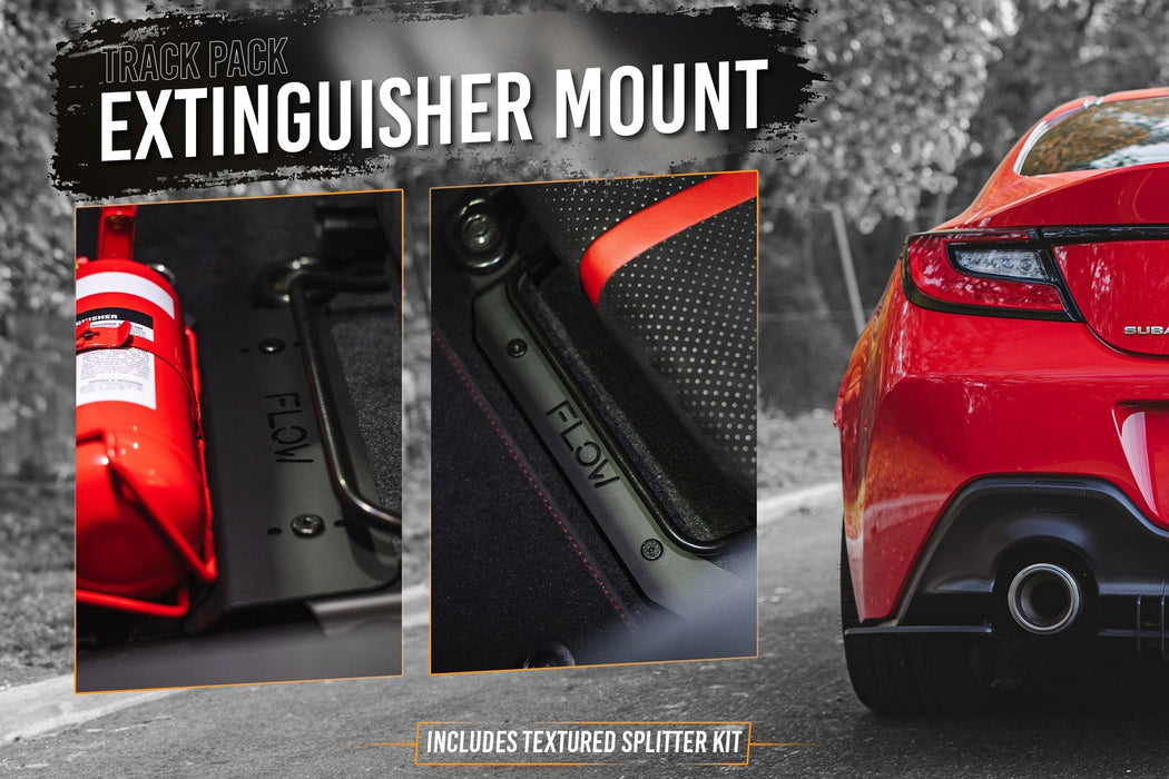 ZD8 BRZ Full Lip Splitter Set (TEXTURED BLACK)-Flow Designs