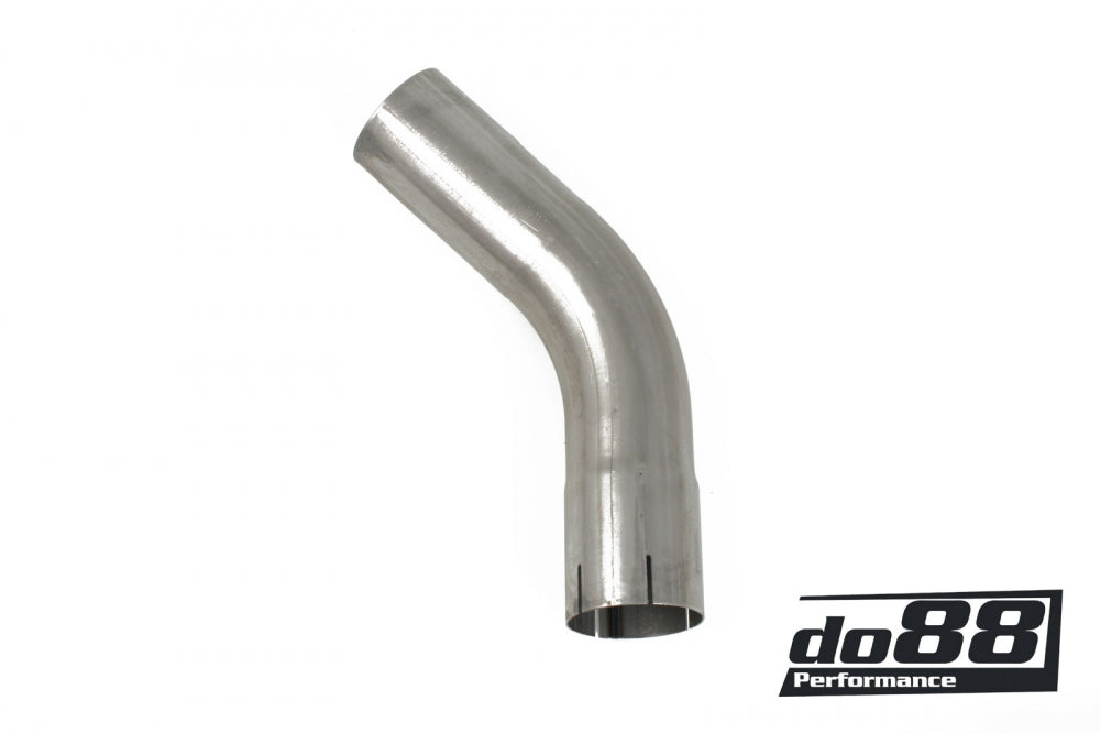 Exhaust pipe steel 45 degree 3,5'' (89mm)
