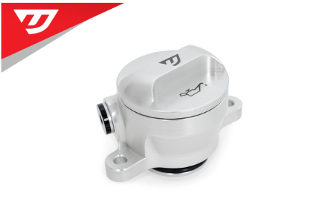 Unitronic Low Profile Oil Fill Neck for 2.5TFSI, Clear Anodized