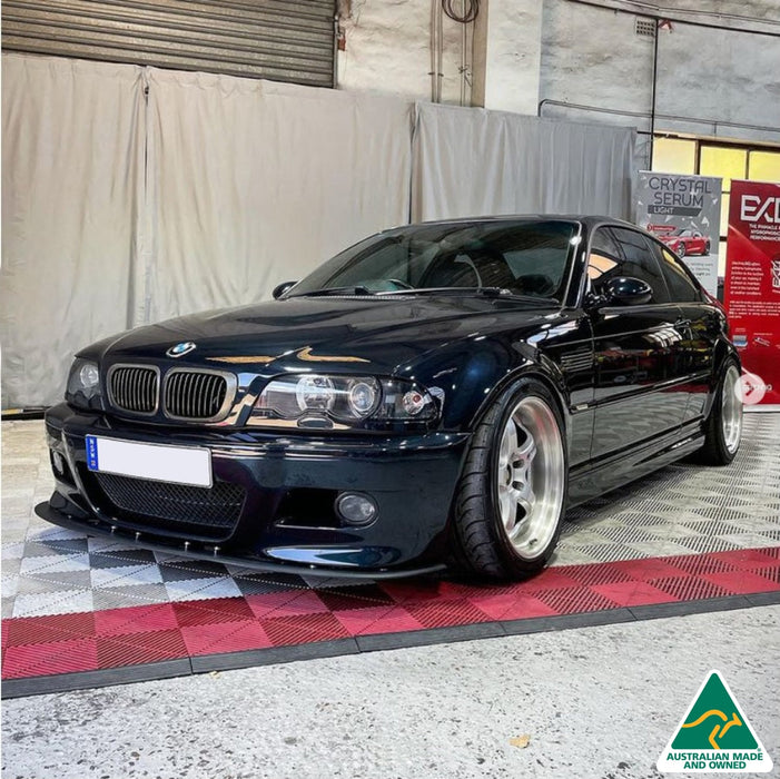 BMW E46 M3 Front Splitter v2-Flow Designs