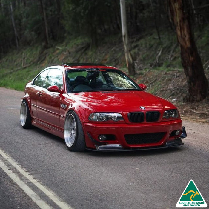 BMW E46 M3 Front Splitter v2-Flow Designs