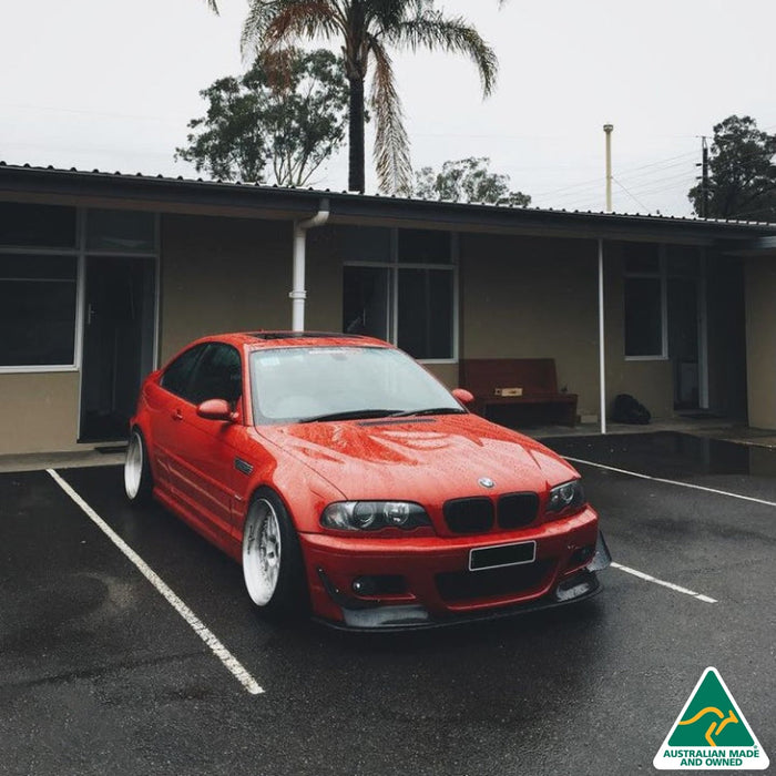 BMW E46 M3 Front Splitter v2-Flow Designs