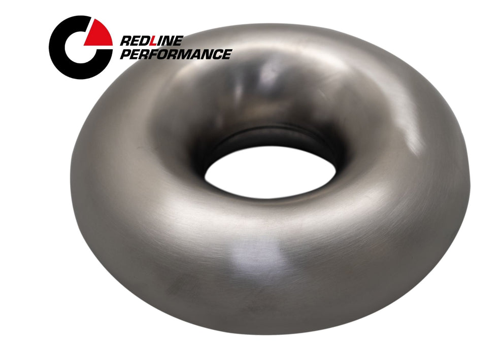 Exhaust Donut 3.0 Inch - 360 Degree Pipe Brushed Stainless Steel