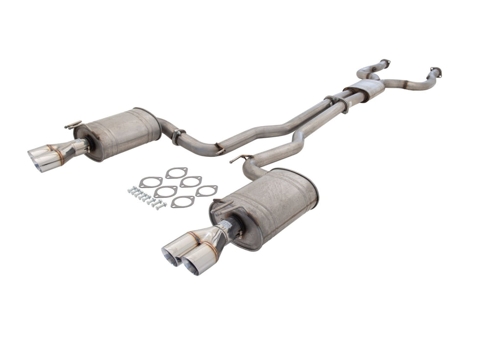 COMMODORE VE VF SV6 V6 SEDAN 2.25 Inch TWIN CAT BACK STAINLESS UNPOLISHED
