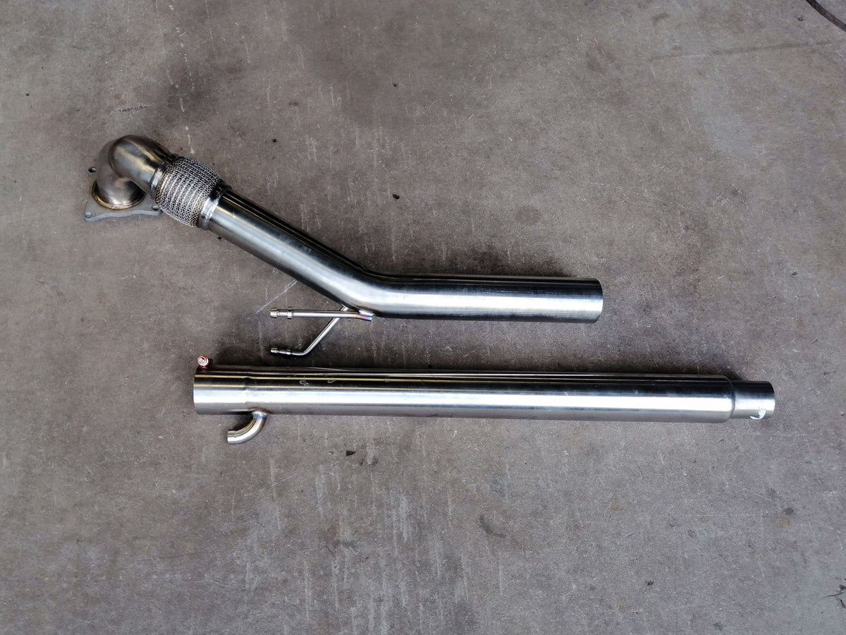 Volkswagen Golf R Mk6 3inch Stainless Steel Decat Downpipe — Harrys Euro