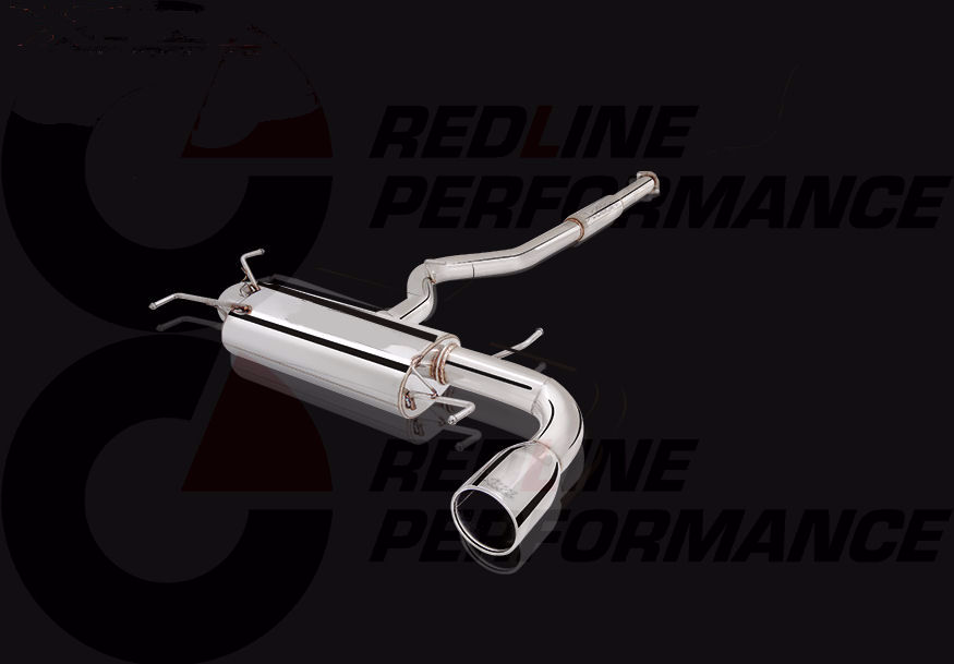 SUBARU WRX HATCH S-GT 2007-11 CAT BACK EXHAUST STAINLESS UNPOLISHED