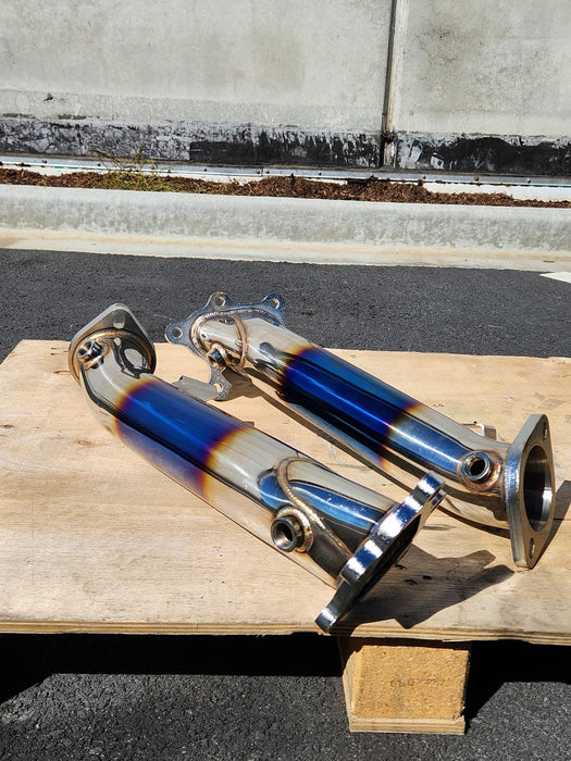 NISSAN R35 GT-R  STAINLESS STEEL ULTRA FLOW 3.5″ DOWNPIPES