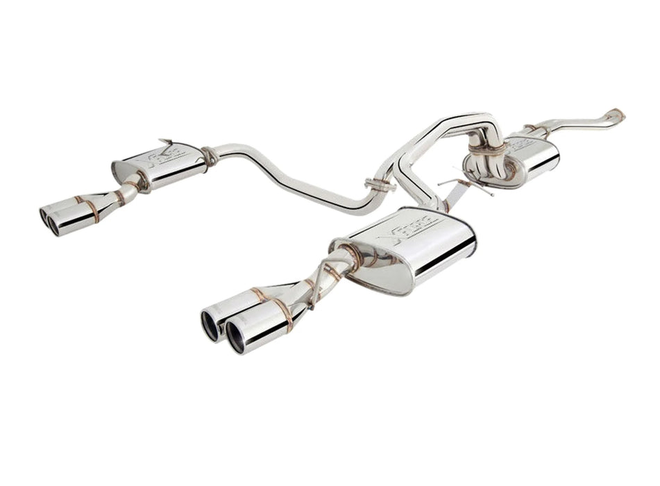 FORD FALCON BA FGT V8 CAT BACK EXHAUST QUAD TIPS