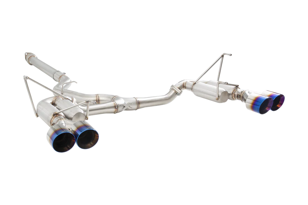 Subaru WRX Sedan VB Race Cat Back Exhaust System with Burnt Blue Tips 2022