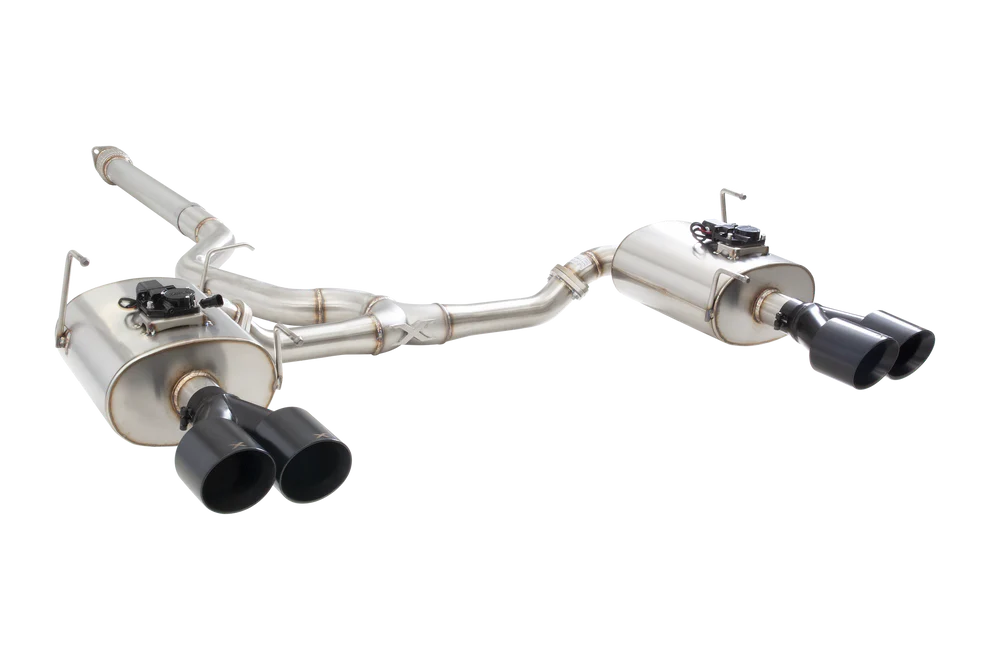 SUBARU WRX SEDAN VB Varex Valved Cat Back Exhaust System - BLACK TIPS 2022 - Harrys Euro