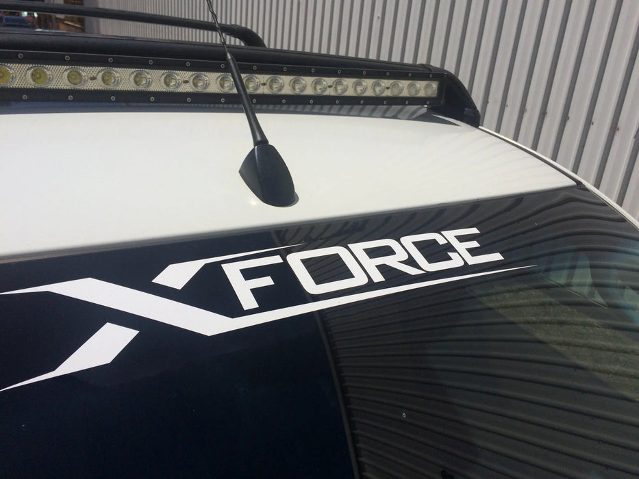 White Window Decal - Medium
