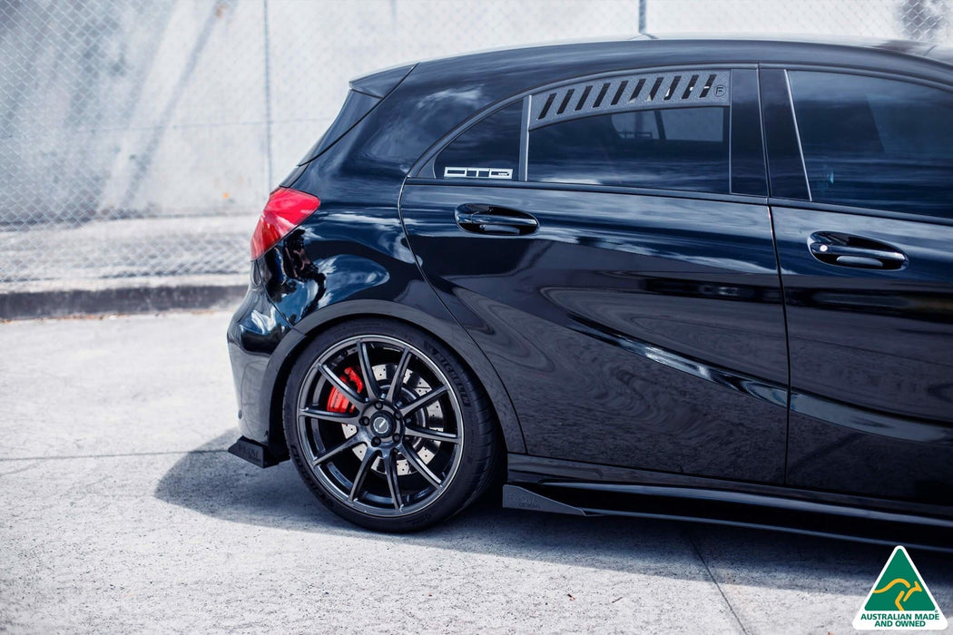 A45 AMG W176 (PFL) Rear Spat Winglets (Pair)-Flow Designs