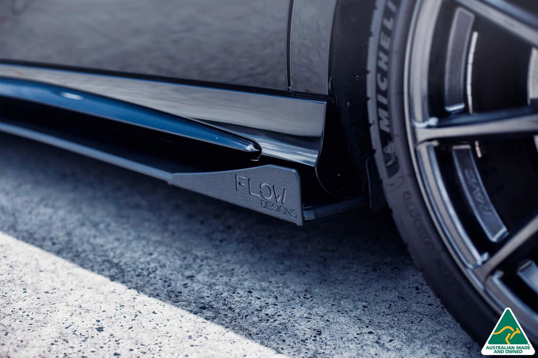 A45 AMG W176 (PFL) Side Skirt Splitter Winglets (Pair)-Flow Designs