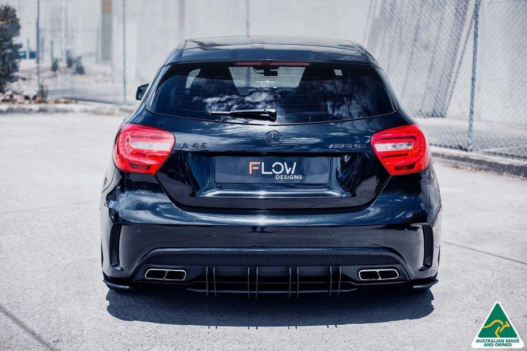 A45 AMG W176 (PFL) Rear Spats (Pair)-Flow Designs