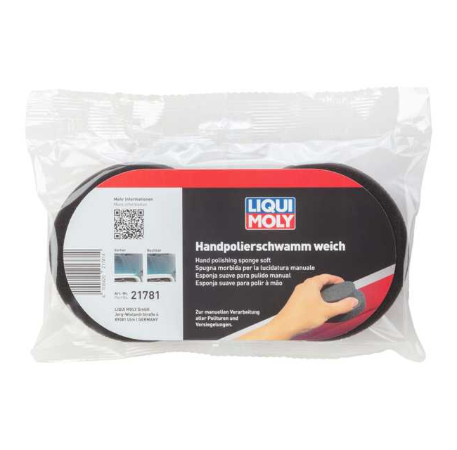 Hand polishing sponge soft (2 pieces) | LIQUI MOLY - Harrys Euro