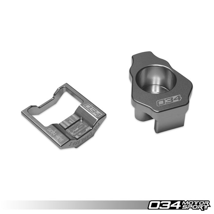 Billet Aluminum Upper & Lower Dogbone Mount Insert Pair, Volkswagen & Audi MQB And MQB EVO