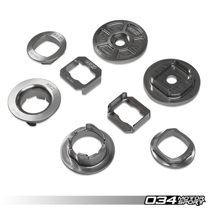 Billet Aluminum Rear Subframe Insert Kit, BMW F2x/F3x Chassis