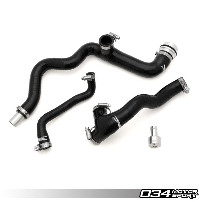 Breather Hose Kit, Early MkIV Volkswagen 1.8T AWV/AWW/AWP, Reinforced Silicone - 034-101-3006