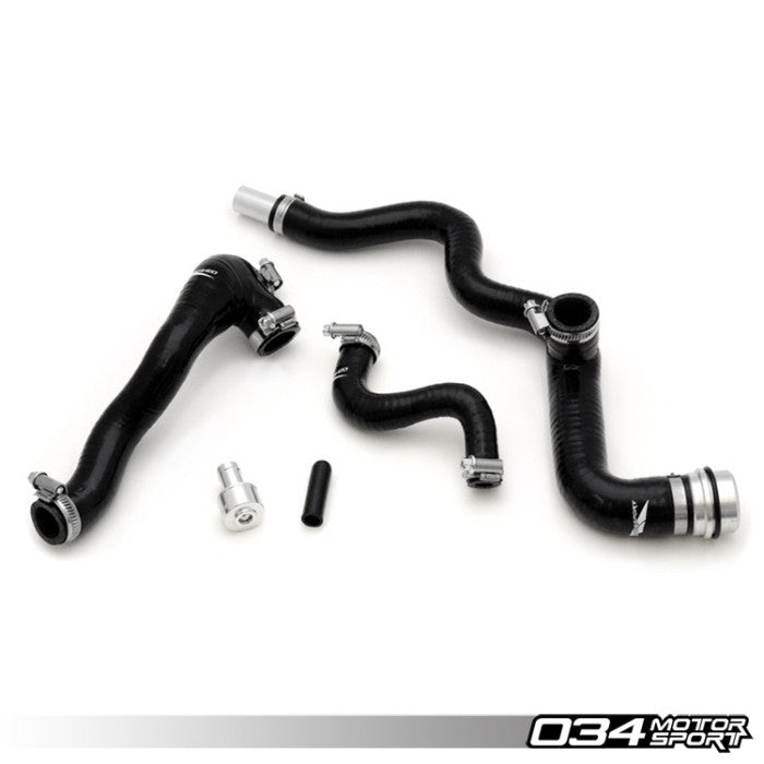 Breather Hose Kit, Late MkIV Volkswagen 1.8T AWP, Reinforced Silicone - 034-101-3007