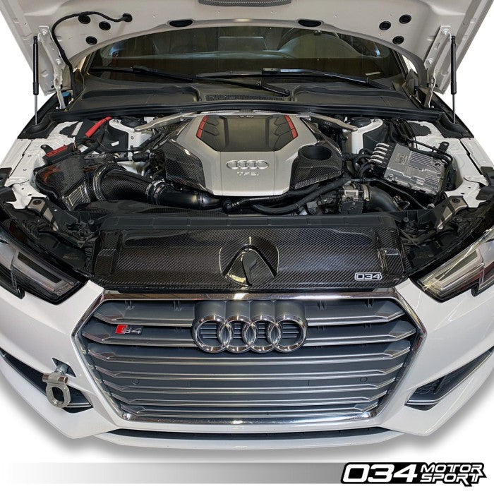 Carbon Fiber Radiator Support Cover for Audi B9/B9.5 A4/S4
