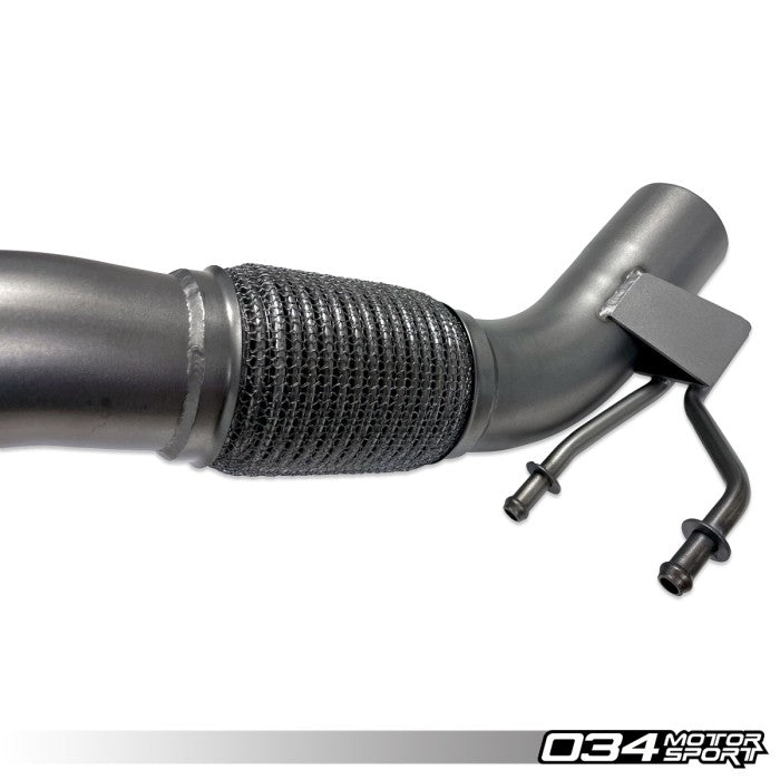 Cast Stainless Steel Racing Downpipe, 8V Audi A3/S3 & MKVII Volkswagen Golf R