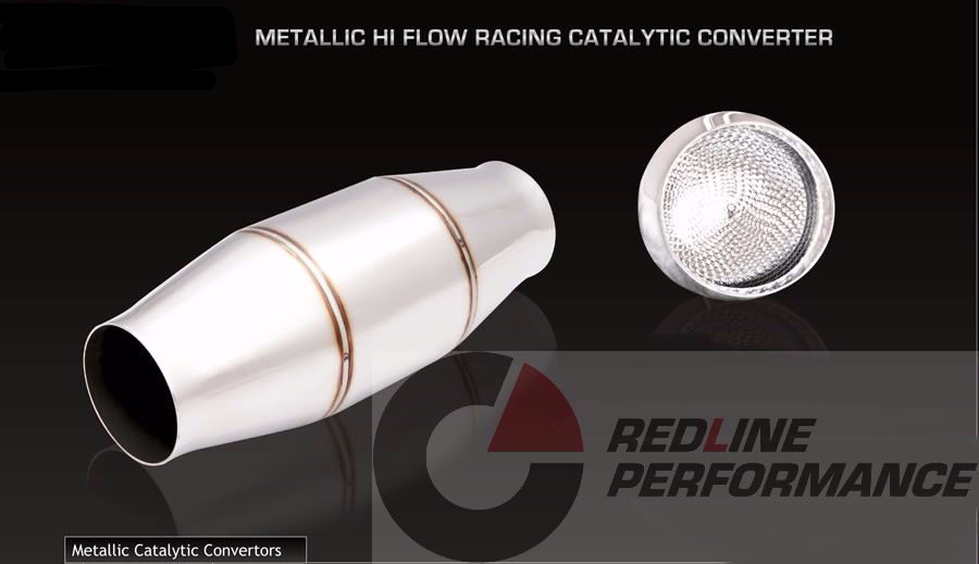 HI-FLOW METALLIC RACING 2.5 CAT CAT09-250
