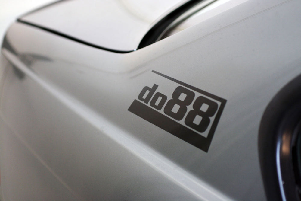 do88 black sticker 180x67mm (2 pcs) - Harrys Euro