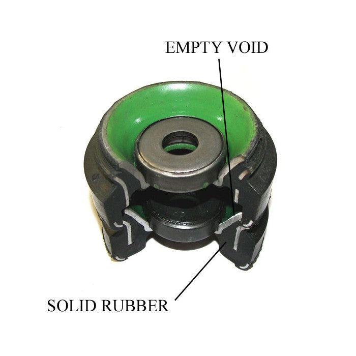 Strut Mount, Early Small Chassis Audi, Density Line, B2/B3/B4 Audi 80/90/Coupe Quattro, S2/RS2, UrQuattro, 4000, Coupe GT - 034-601-1001