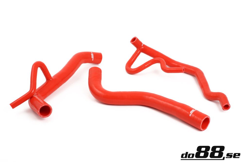 Volvo 940 Turbo 92-98 Coolant hoses Red