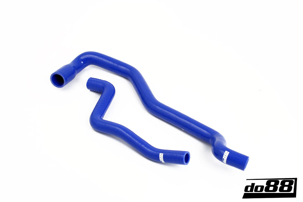 SAAB 9-5 98-10 Heater hoses for cars without water valve Blue