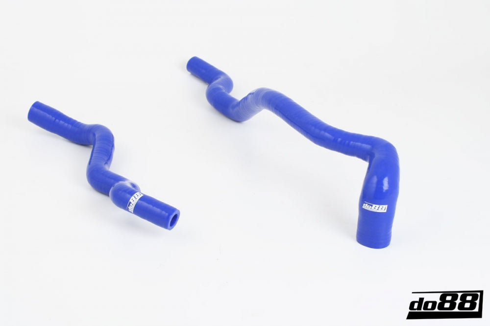 Saab 900 / 9-3 RHD Heater core hoses Blue