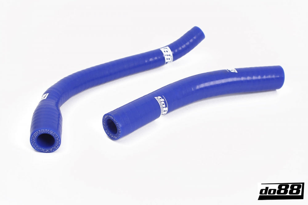 SAAB 900 Turbo 1986-1993 Throttle body preheating hoses Blue