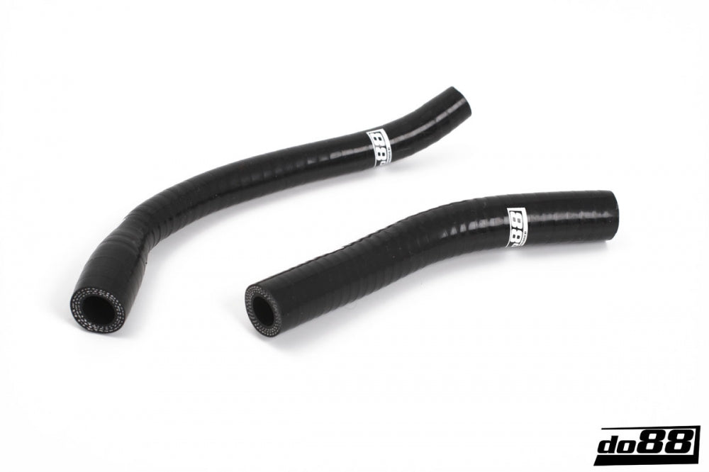 SAAB 900 Turbo 1986-1993 Throttle body preheating hoses Black