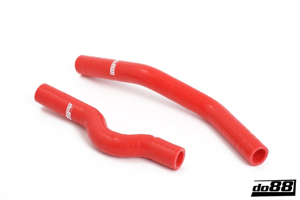 SAAB 9-3 2.0T 2007- Coolant hoses oil cooler Red