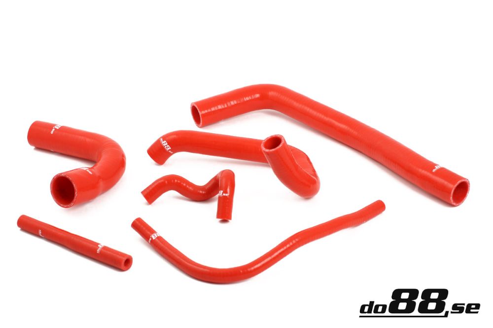 SAAB 9000 Turbo 94-98 Coolant hoses Red - Harrys Euro