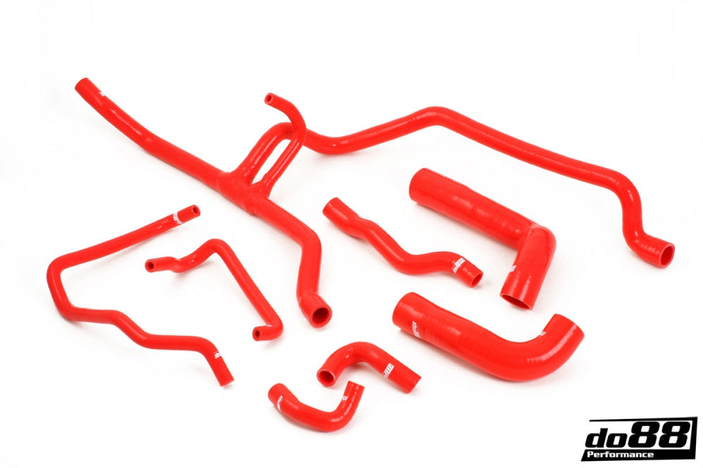 BMW 320 325 E36 1990-1996 Coolant hoses Red