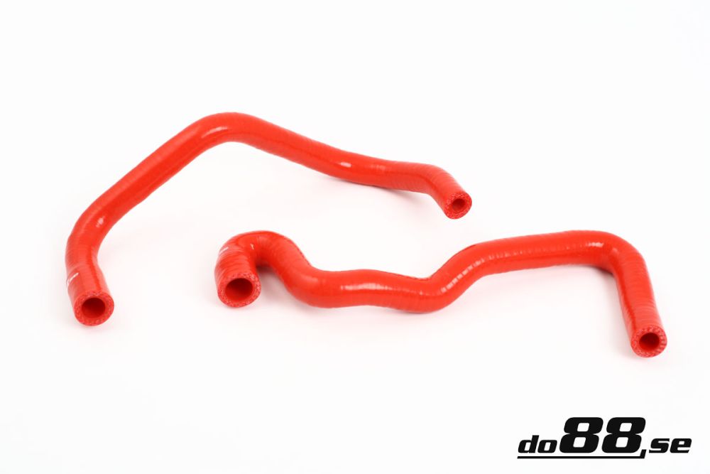 SAAB 9-5 98-03 & 9-3 T7 99-03 Crankcase vent hoses Red - Harrys Euro