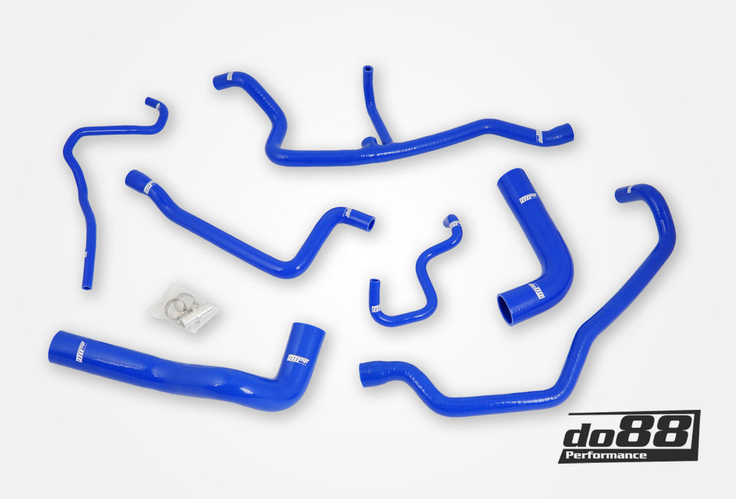 BMW 525i 525ix E34 Coolant hoses Blue - Harrys Euro