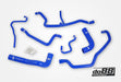 BMW 525i 525ix E34 Coolant hoses Blue - Harrys Euro