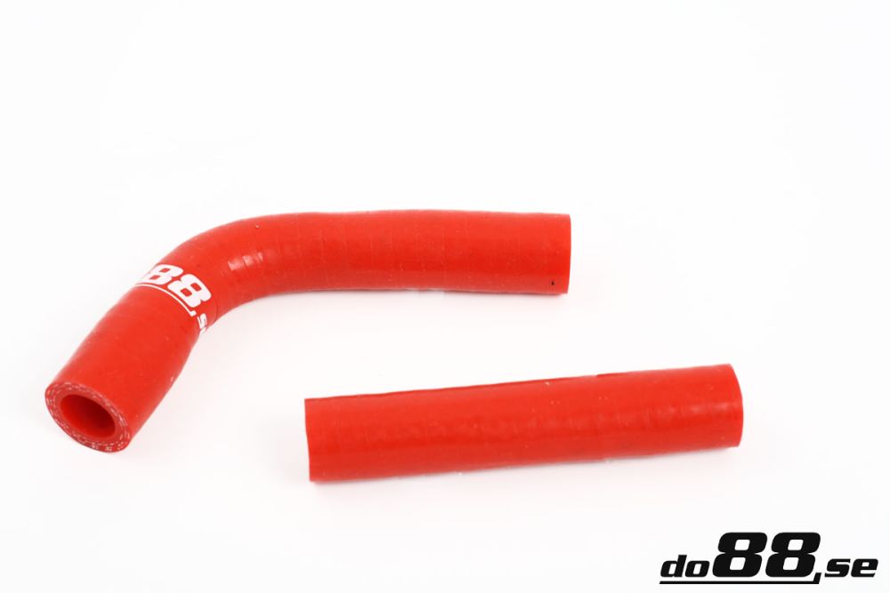 Volvo Hoses for Turbocooling, Red