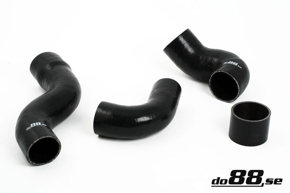 Volvo 700/900 Turbo (w.o AC) Pressure hoses Black